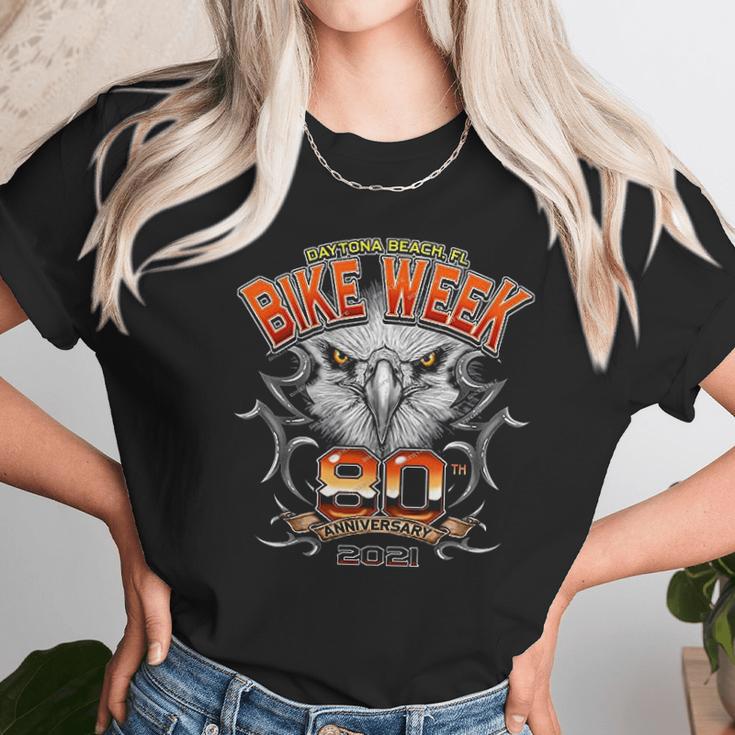 Bike Week Daytona Beach 80Th Anniversary Unisex T-Shirt Gifts for Her