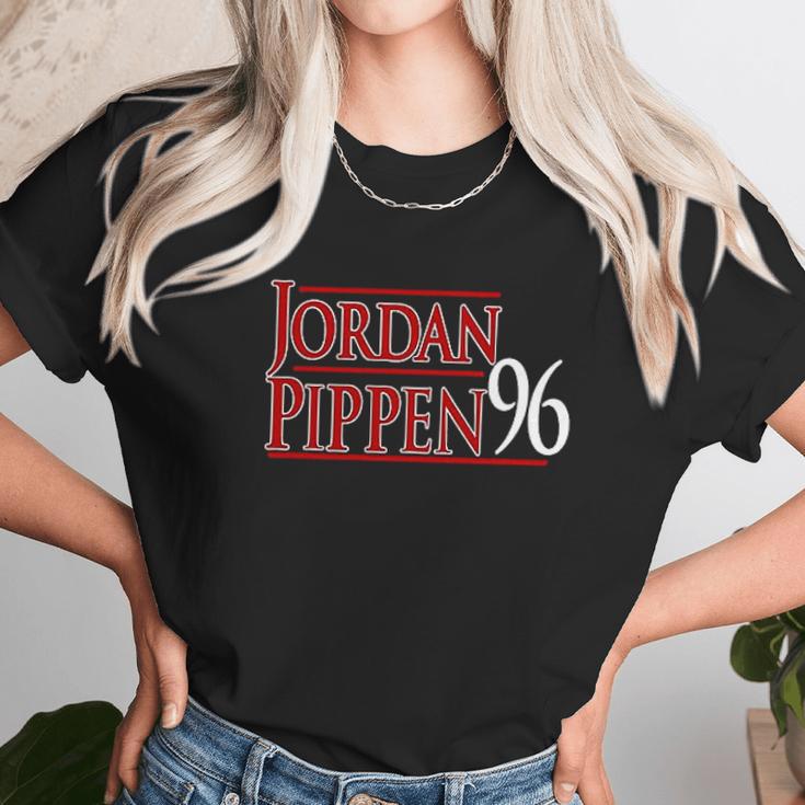 Black Chicago Mj Jordan Pippen 1996 Hooded Unisex T-Shirt Gifts for Her