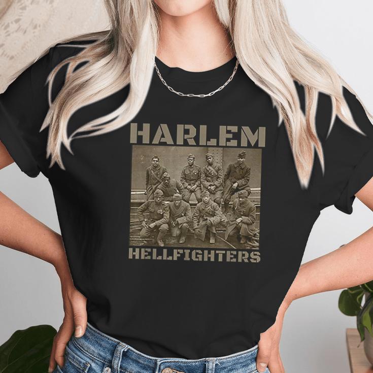 Black Military History Usa Black History Harlem Hellfighters Unisex T-Shirt Gifts for Her