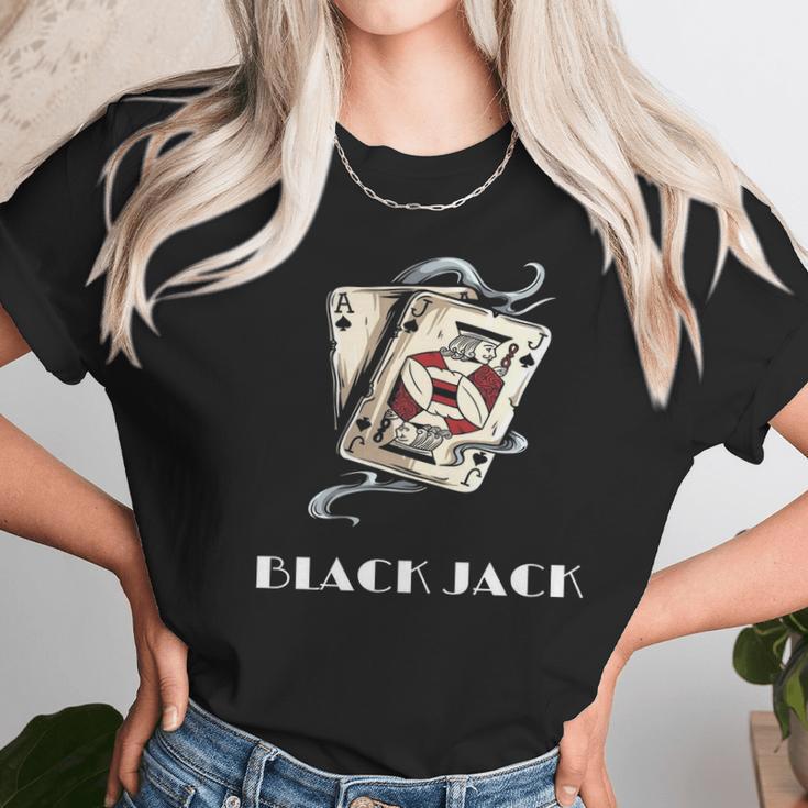 BlackjackShirt Jack Of Spades Ace Of Spades - Lucky Tee Unisex T-Shirt Gifts for Her