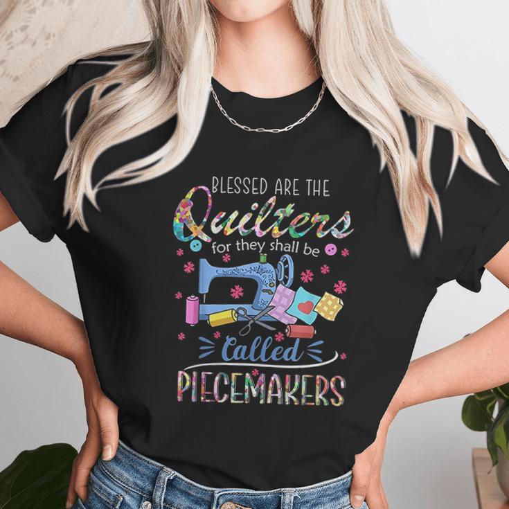 Blessed Are Piecemakers Unisex T-Shirt Gifts for Her