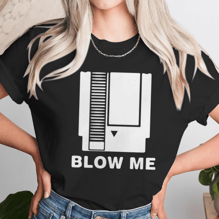 Blow Me Nintendo Nes T-Shirt Unisex T-Shirt Gifts for Her