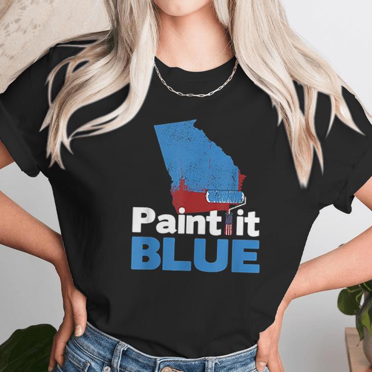 Blue Wave Georgia Elections Democrat Unisex T-Shirt Gifts for Her