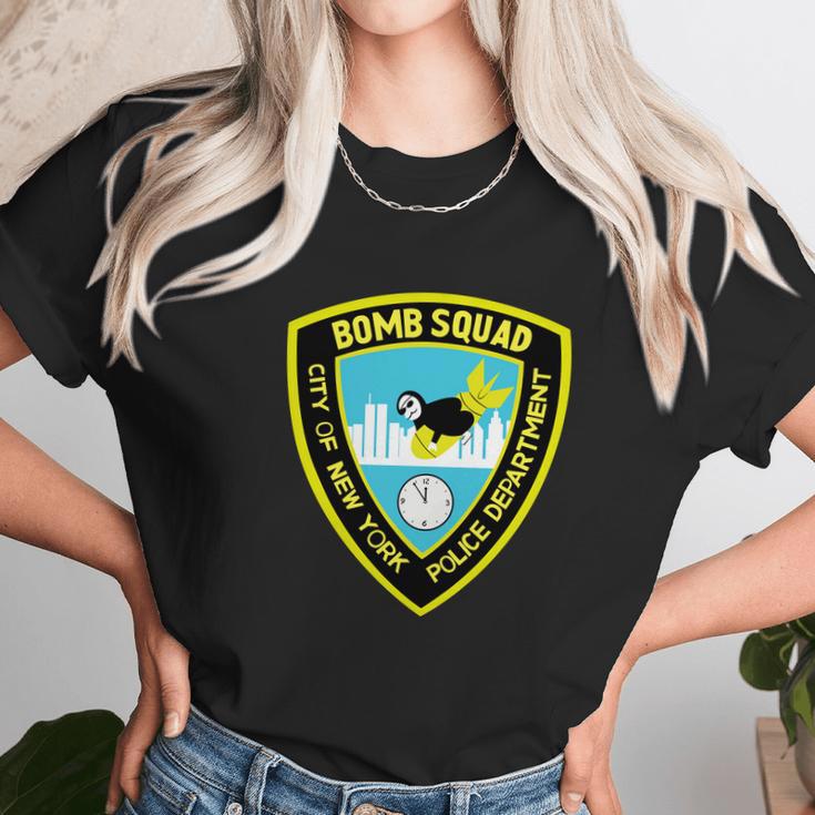 The Bomb Squad Nypd Cool Vector Unisex T-Shirt Gifts for Her