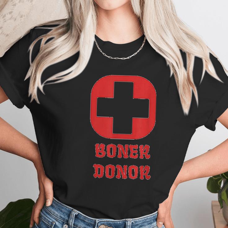 Boner Donor Red Graphic Unisex T-Shirt Gifts for Her