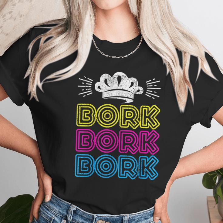 Bork Bork Bork Funny Chef Unisex T-Shirt Gifts for Her