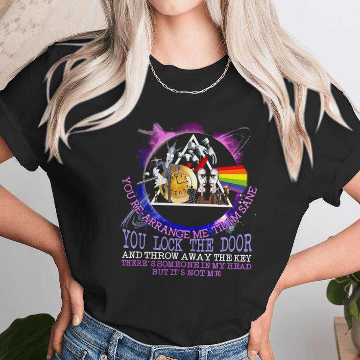 Brain Damage Lyrics Pink Floyd You Lock The Door And Throw Away Shirt Unisex T-Shirt Gifts for Her