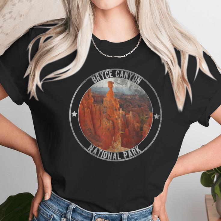 Bryce Canyon National Park Distressed Thors Hammer Unisex T-Shirt Gifts for Her