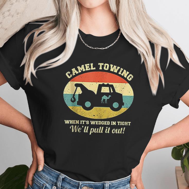 Camel Towing Retro Unisex T-Shirt Gifts for Her