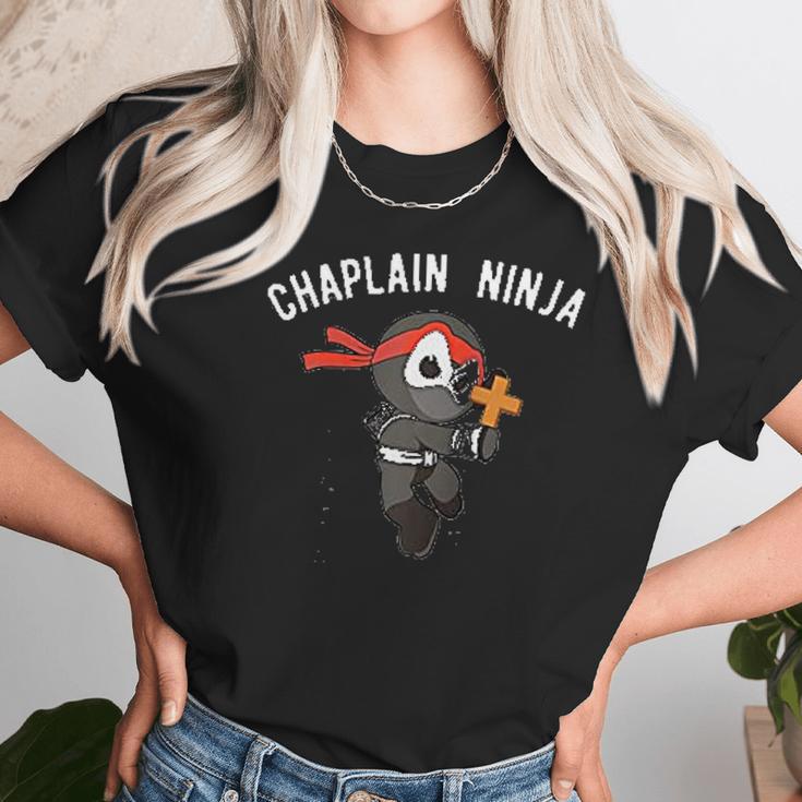 Chaplain Ninja Martial Arts Clergy Unisex T-Shirt Gifts for Her