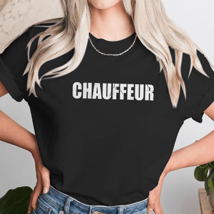 Chauffeur Funny Cute Lazy Easy Simple Diy Halloween Costume Unisex T-Shirt Gifts for Her