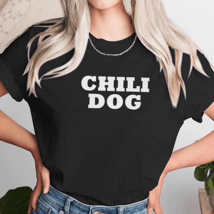 Chili Dog Food Halloween Costume Party Cute Funny Unisex T-Shirt Gifts for Her