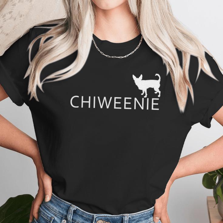 Chiweenie Dog Funny Logo Unisex T-Shirt Gifts for Her