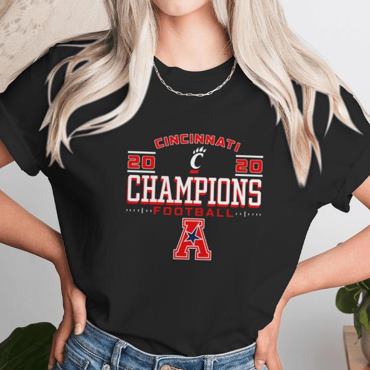 Cincinnati Bearcats 2020 Aac Football Champions Unisex T-Shirt Gifts for Her