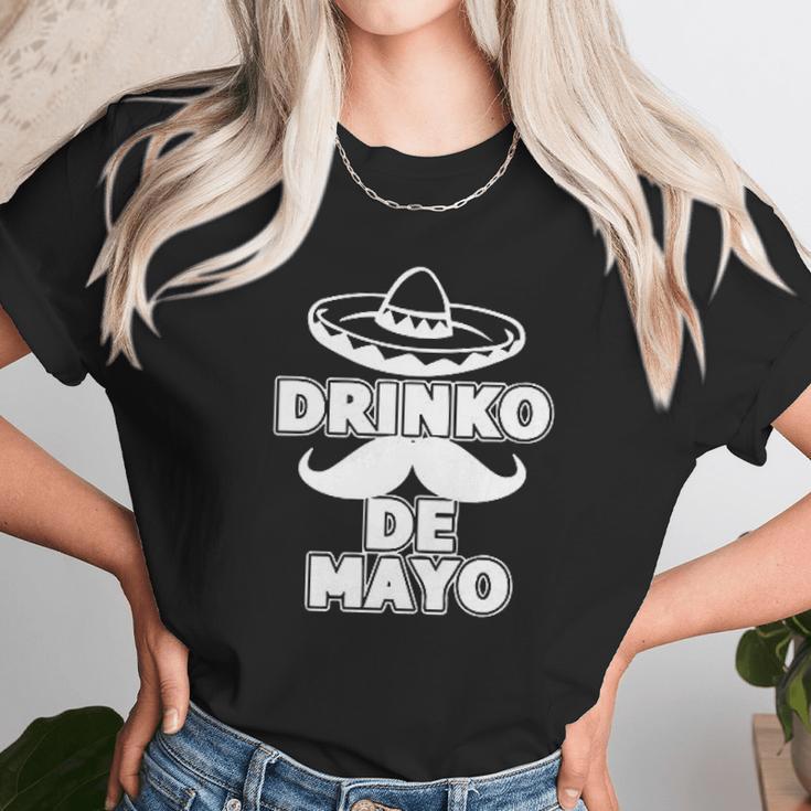 Cinco Drinko De Mayo Mexican Fiesta Party Unisex T-Shirt Gifts for Her