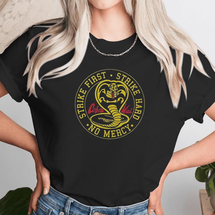 Cobra Kai Snake Strike First Hard Unisex T-Shirt Gifts for Her