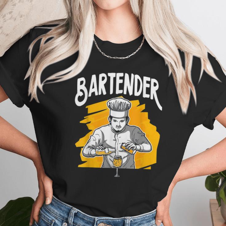 Cocktail Mixologist Bartender Unisex T-Shirt Gifts for Her