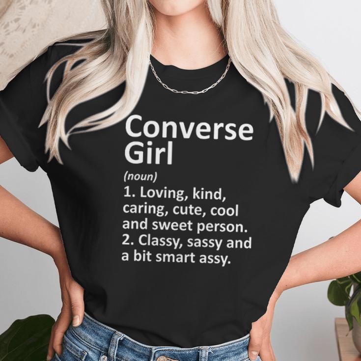 Converse Girl Definition Texas Funny City Home Roots Gift Unisex T-Shirt Gifts for Her