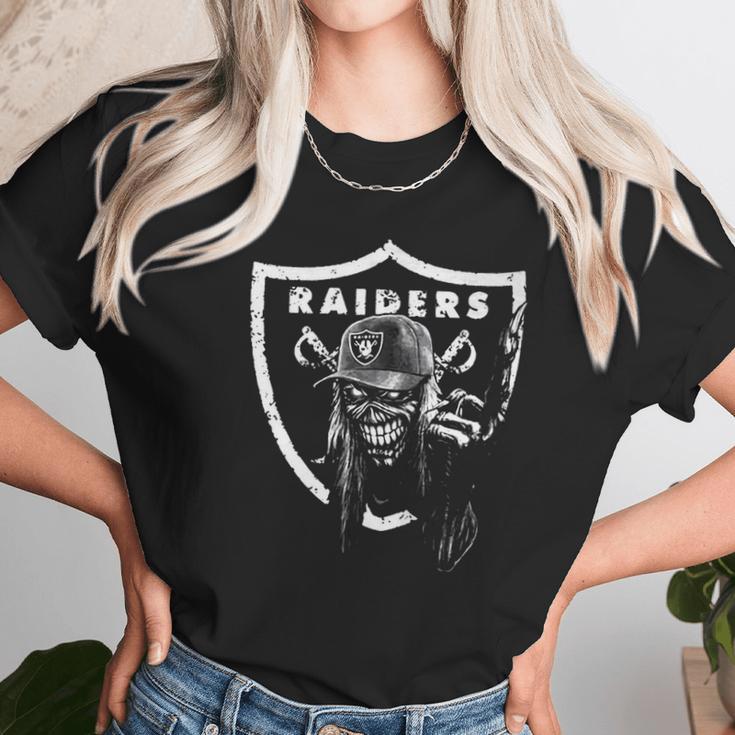 Cool Raiders Shirt With Eddie From Iron Maiden Unisex T-Shirt Gifts for Her