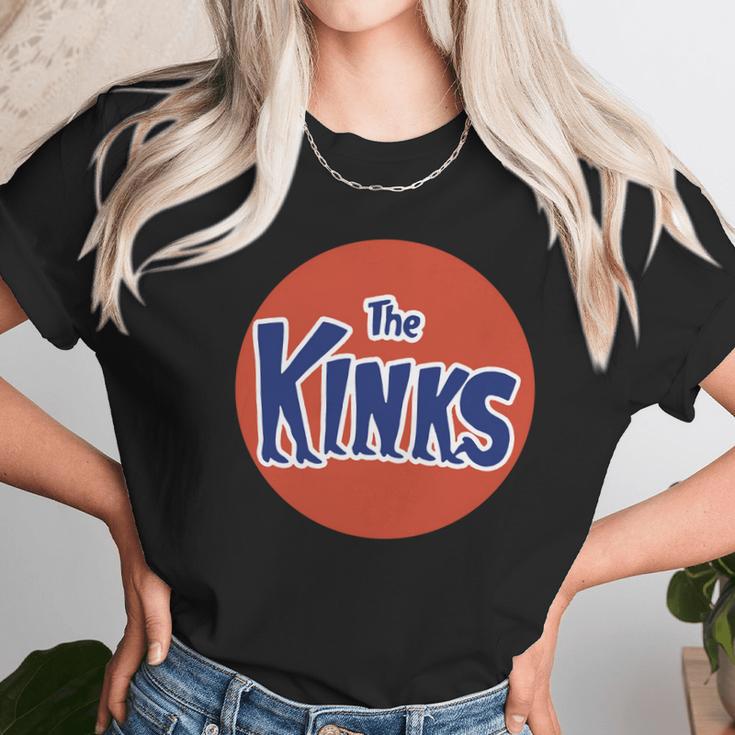 Crystal-Mens-The-Kinks-Orange-Button-Organic-Cotton-Design-T-Shirt Unisex T-Shirt Gifts for Her