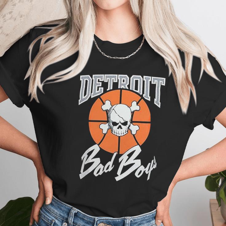 Customizable Detroit Pistons Authentic Bad Boys Unisex T-Shirt Gifts for Her