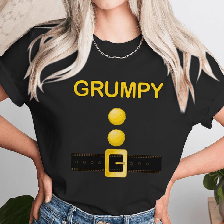 Cute Halloween Funny Halloween Day Grumpy Dwarf Costume Unisex T-Shirt Gifts for Her