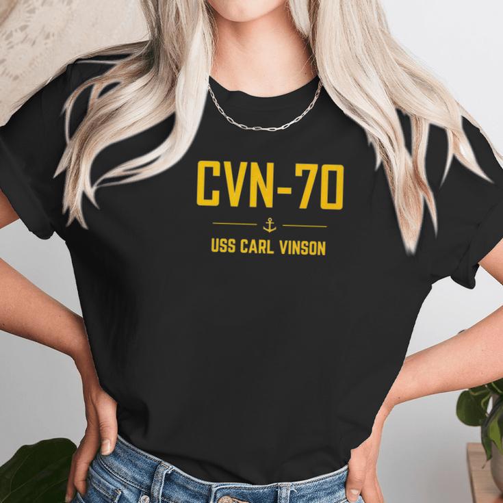 Cvn70 Uss Carl Vinson Unisex T-Shirt Gifts for Her