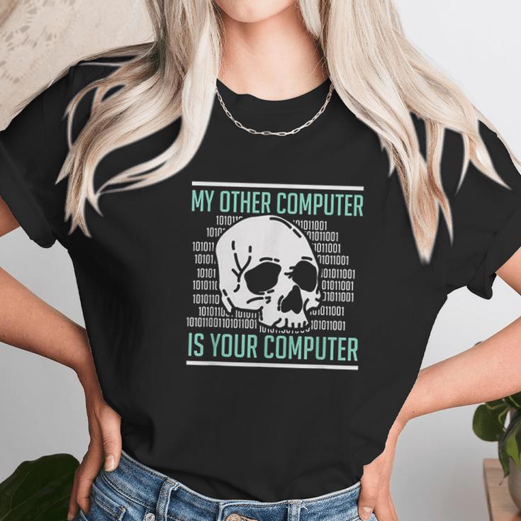 Cyber Hacker Computer Security Expert Cybersecurity Unisex T-Shirt Gifts for Her