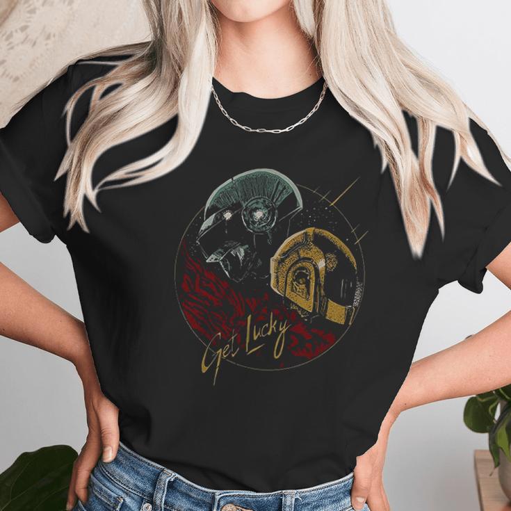 Daft Punk Get Lucky Science Fiction Unisex T-Shirt Gifts for Her