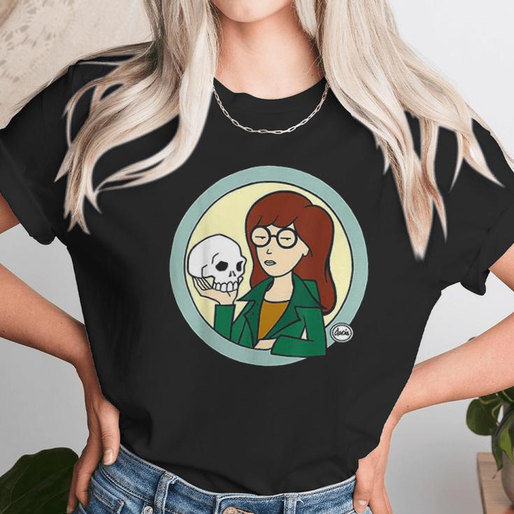 Daria Skull Holder Unisex T-Shirt Gifts for Her