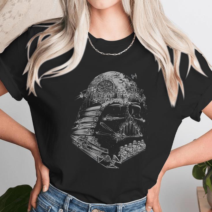 Darth Vader Build The Empire Graphic Unisex T-Shirt Gifts for Her