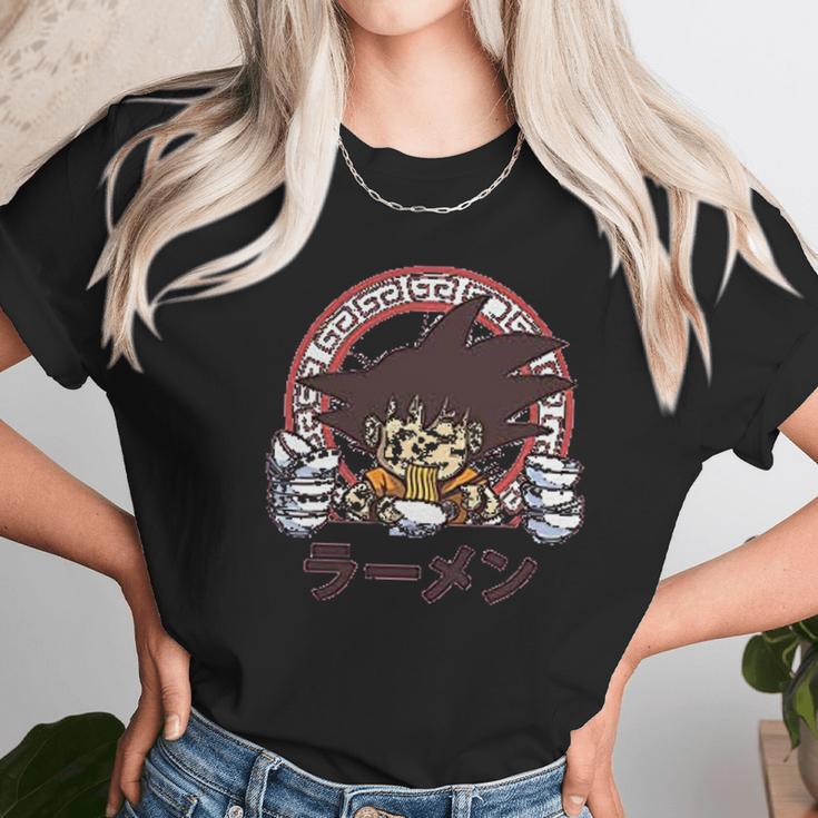 Dbz Goku Eat Ramen Unisex T-Shirt Gifts for Her