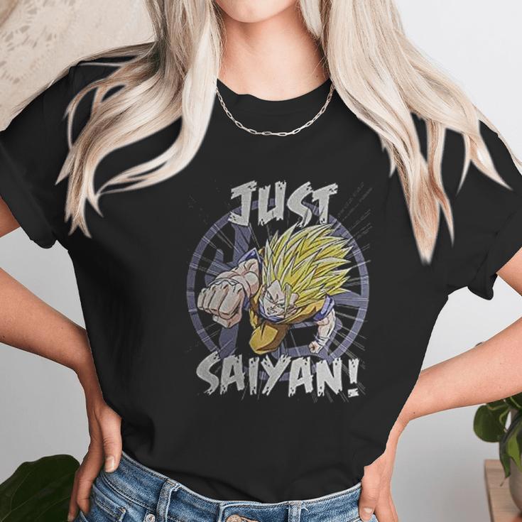 Dbz Just Saiyan Unisex T-Shirt Gifts for Her