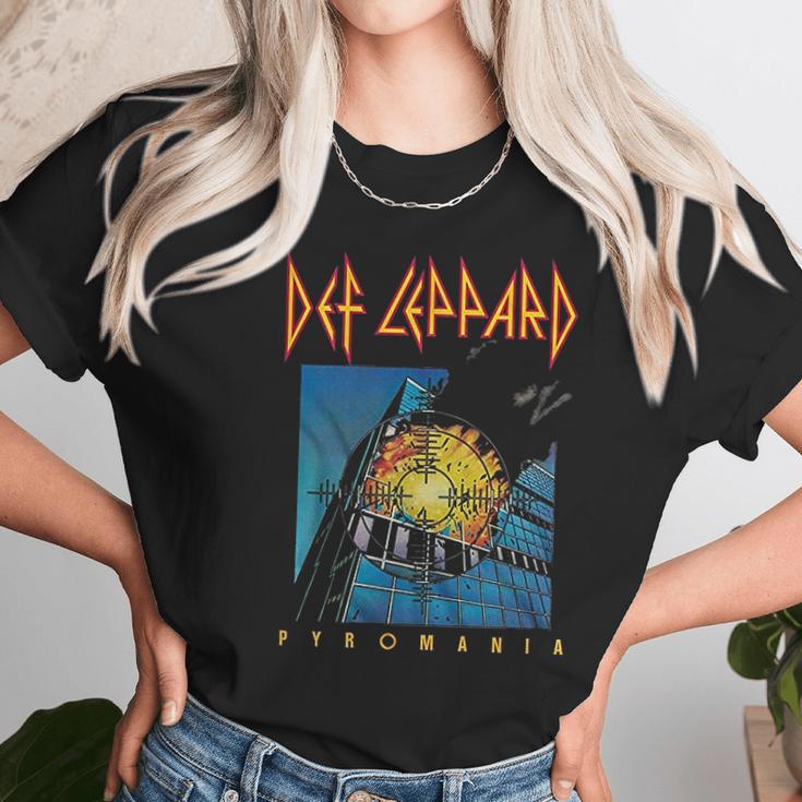 Def Leppard Pyromania 80S Heavy Hair Metal Band Rock And Roll Unisex T-Shirt Gifts for Her