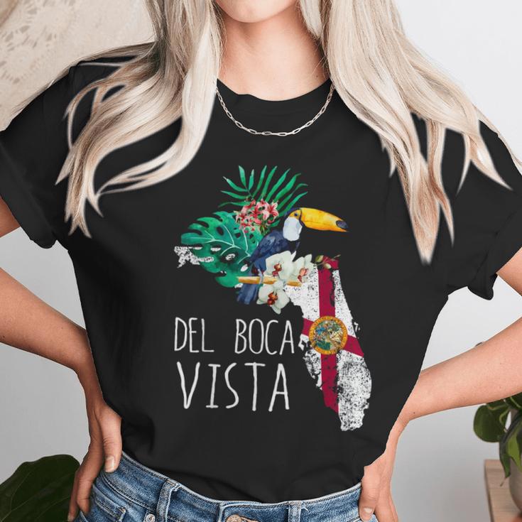 Del Boca Vista Florida Tropical Unisex T-Shirt Gifts for Her