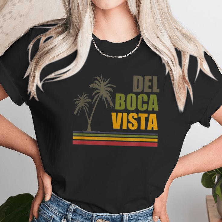 Del Boca Vista Ocean Retro Unisex T-Shirt Gifts for Her