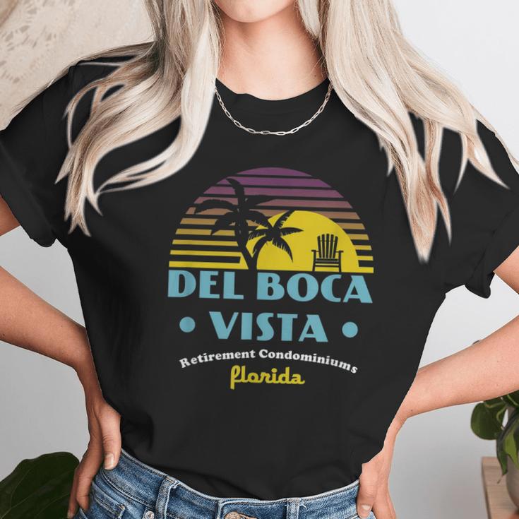 Del Boca Vista Retirement Community Vintage Unisex T-Shirt Gifts for Her