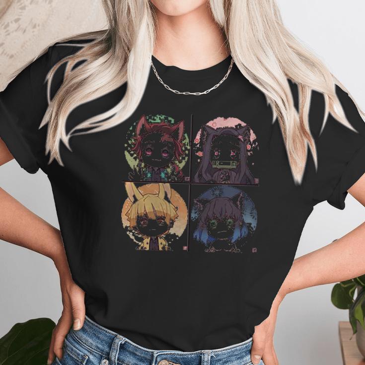 Demon Slayer Characters Unisex T-Shirt Gifts for Her