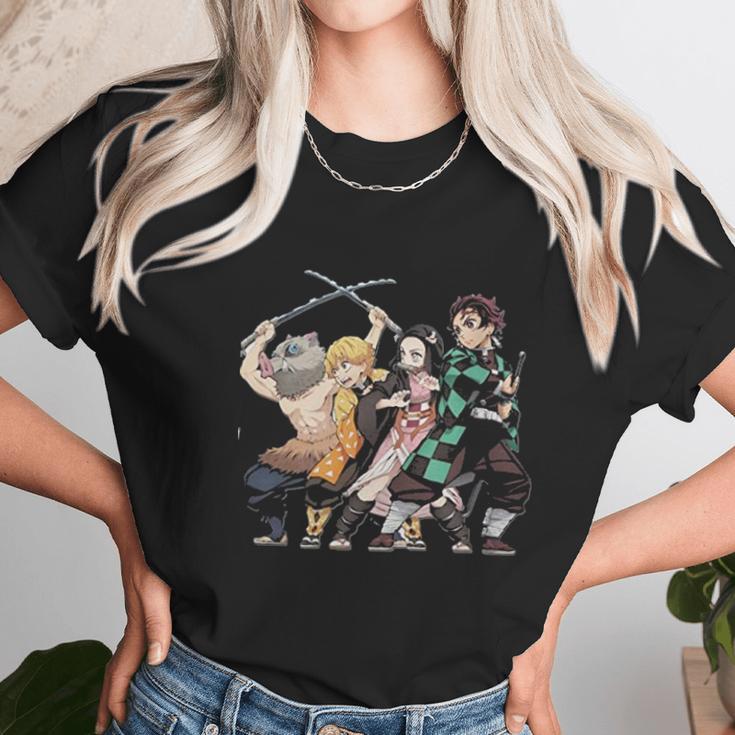 Demon Slayer Main Characters Unisex T-Shirt Gifts for Her