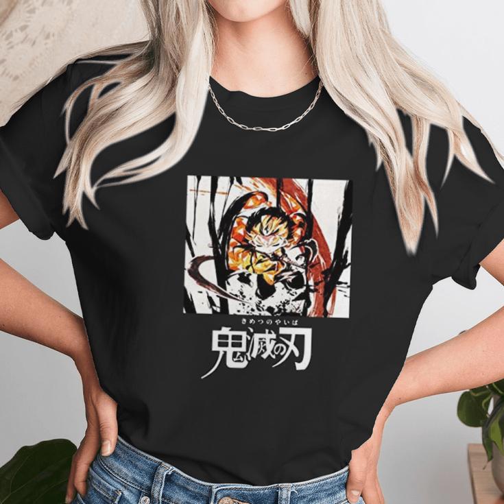 Demon Slayer Sword Cartoon Anime Unisex T-Shirt Gifts for Her