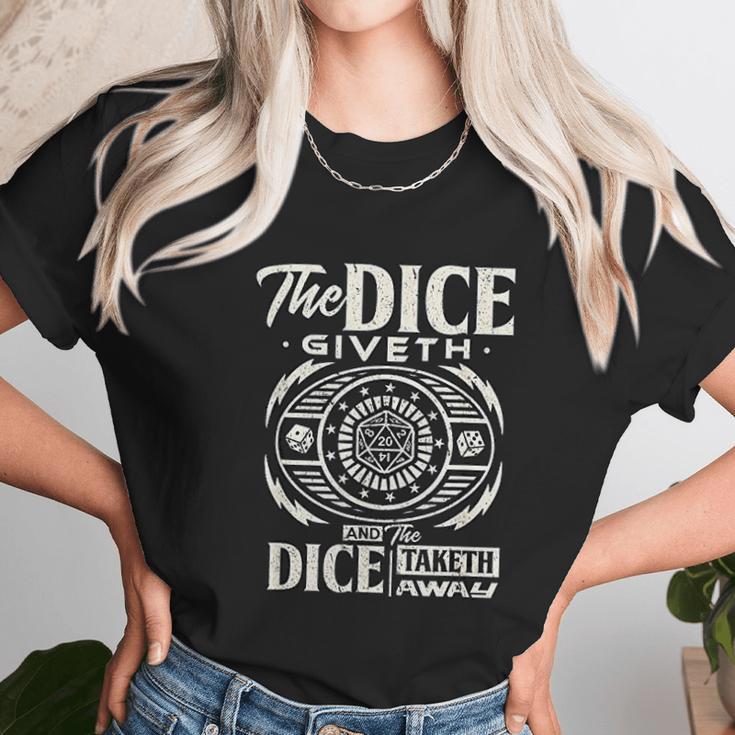 Dice Game Board Game Master Role Play Unisex T-Shirt Gifts for Her