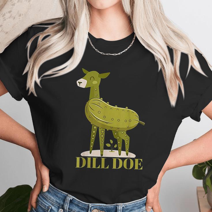 Dill Doe Funny Pickles Unisex T-Shirt Gifts for Her