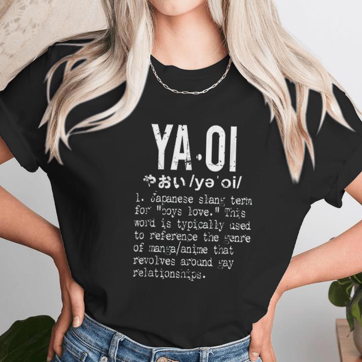 Distressed Yaoi Definition Bl Boys Love Unisex T-Shirt Gifts for Her