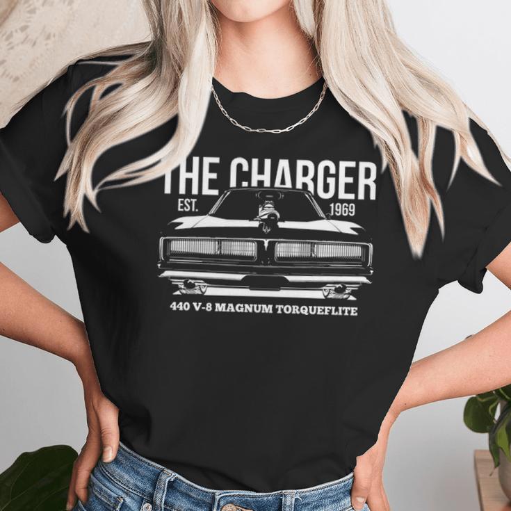 Dodge Charger Classic Us Muscle Car Unisex T-Shirt Gifts for Her