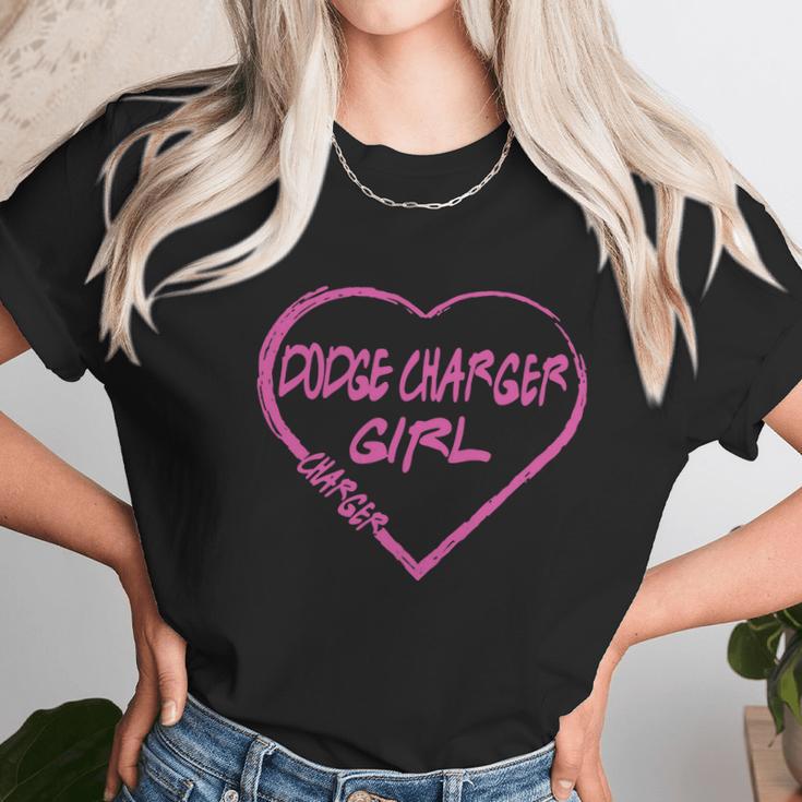 Dodge Charger Girl Pink Heart Lovely Tshirt Shirt Tshirt Hoodie Unisex T-Shirt Gifts for Her