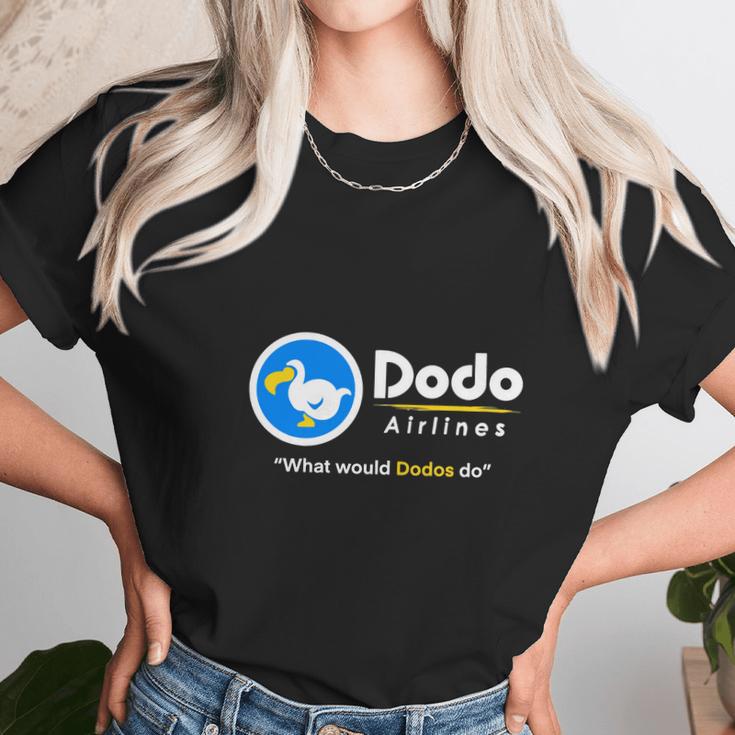 Dodo Airlines What Would Dodos Do Unisex T-Shirt Gifts for Her