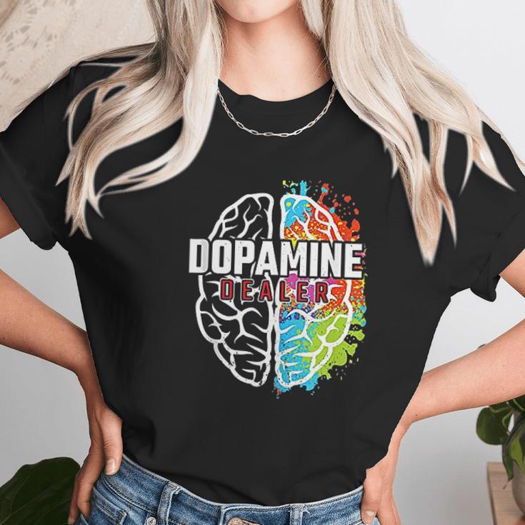 Dopamine Dealer Fitness Coach Personal Trainer Unisex T-Shirt Gifts for Her