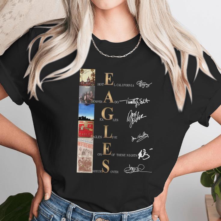 Eagles Band Albums Signatures Shirtn Unisex T-Shirt Gifts for Her