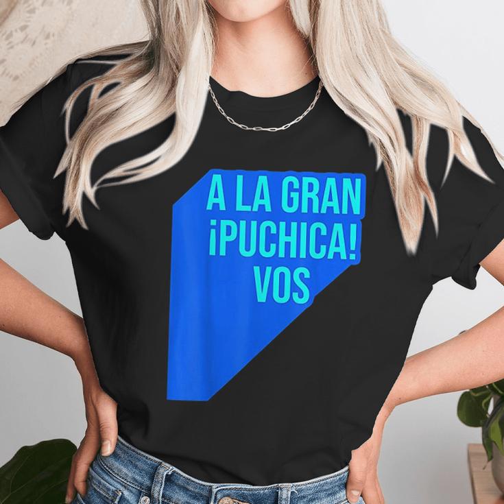 El Salvador A La Gran Puchica Vos Camiseta Camisa Unisex T-Shirt Gifts for Her