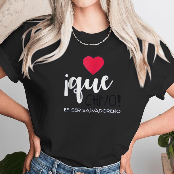 El Salvador Playera Que Chivo Es Ser Salvadoreno Unisex T-Shirt Gifts for Her